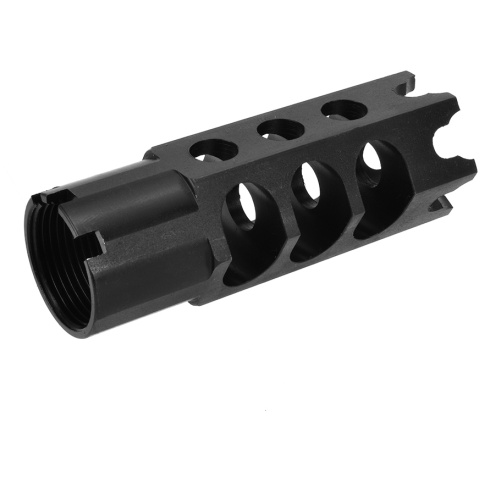 LCT Airsoft Hexagon 24mm CW Full Metal Flash Hider for LCT AK-74U AEG