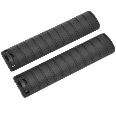 LCT Airsoft 15-Slot Handguard RIS Rail Cover Panels Set of 2 - BLACK