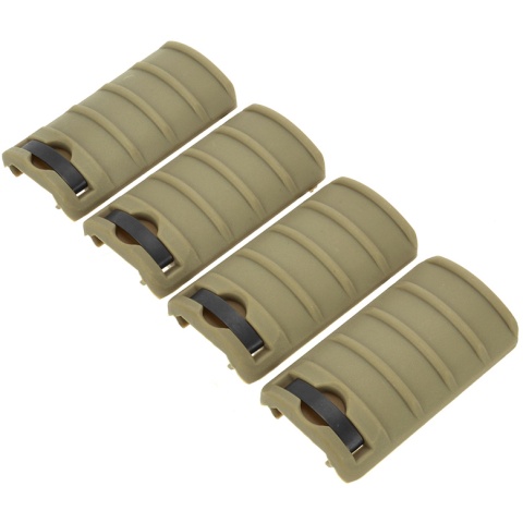 LCT Airsoft Handguard RIS Rail Cover Panels Set of 4 - TAN