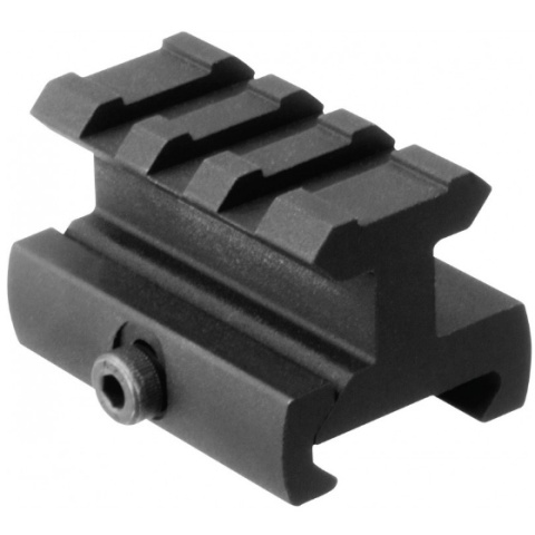 AIM Sports Picatinny Rail Riser Mount Medium-Profile Adapter - BLACK
