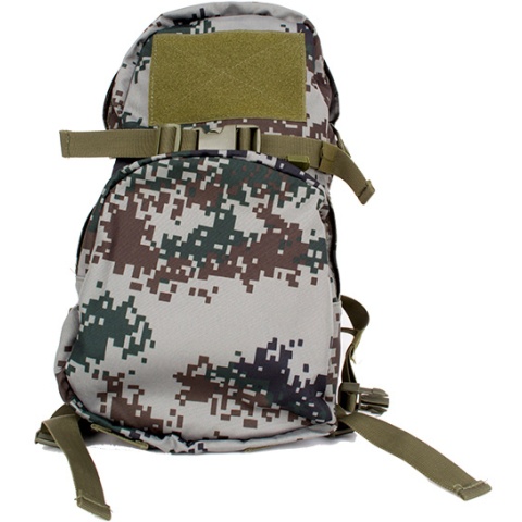 Jagun Tactical Airsoft Hydration Pack w Bladder Storage - PLA TYPE 07