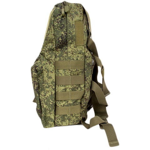 Jagun Tactical Airsoft Hydration Pack w Bladder Storage - DIGITAL FLORA