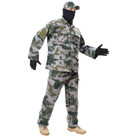 Jagun Tactical Airsoft Battle Dress Uniform BDU - PLA TYPE 07