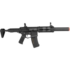 ARES Airsoft M4 Amoeba AEG Mod RIS Mock Suppressor EFCS - (Black)