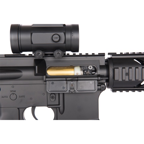 DE M4 CQC Fully Automatic Electric AEG Rifle w/ Flashlight and Scope