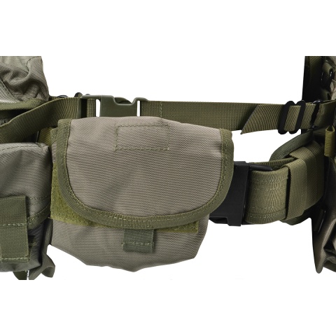 Jagun Tactical Russian Smersh Airsoft Chest Rig  - OD GREEN
