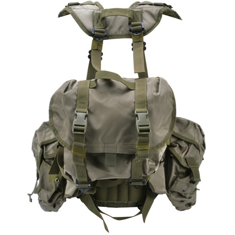 Jagun Tactical Russian Smersh Airsoft Chest Rig  - OD GREEN
