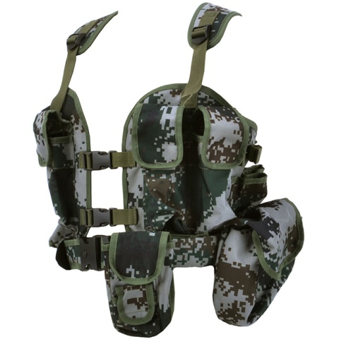 Jagun Tactical Load Bearing Vest LBV Chest Rig - PLA TYPE 07