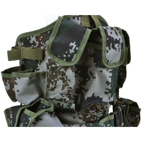 Jagun Tactical Load Bearing Vest LBV Chest Rig - PLA TYPE 07