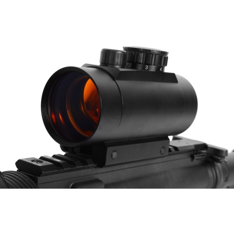 AMA 7-Intensity Airsoft 1x40 Red Dot Scope w/ Rail Mount