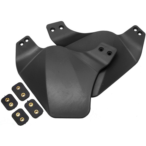 AMA Airsoft Ear Side Covers for BUMP Helmet - BLACK