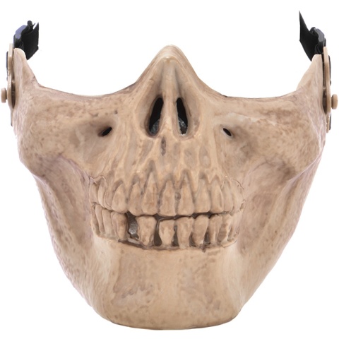 AMA Airsoft Tactical Lower Half Skeleton Face Mask - TAN