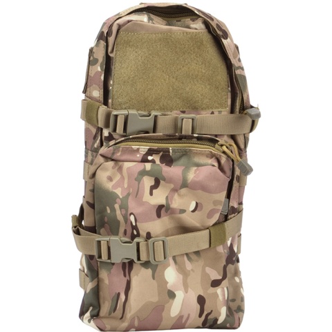 AMA MOLLE Alpha-8 Hydration Pack w/ Bladder Storage - LAND CAMO