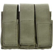 Lancer Tactical Airsoft Tactical Three Pistol Magazine Pouch - GREEN