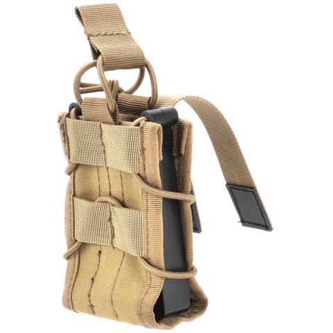 AMA 600D Single Rifle Magazine Pouch for M4/M16 Airsoft Guns - TAN
