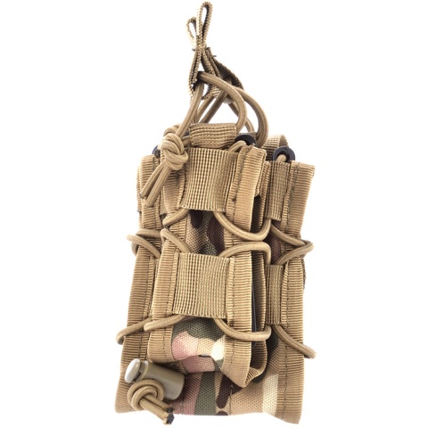 AMA 600D Rifle Magazine Pouch w/ Pistol Mag Pouch - LAND CAMO