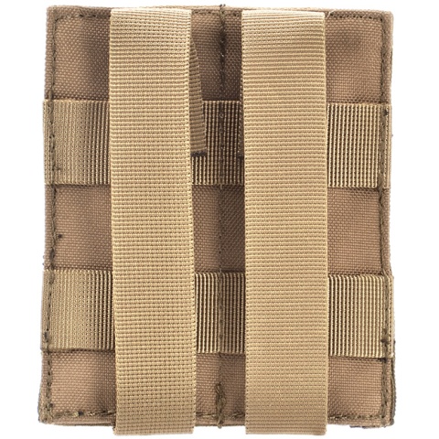 AMA Airsoft Tactical Double Pistol Magazine Pouch - TAN