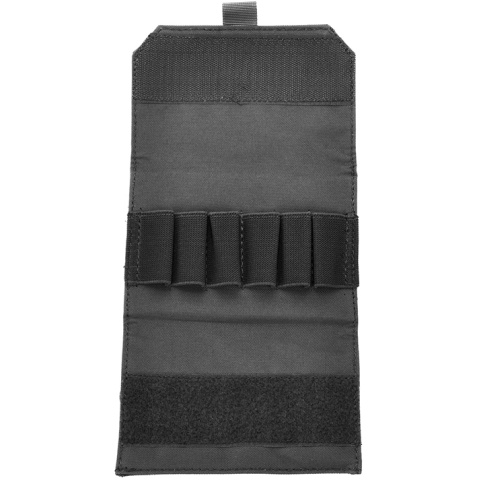 AMA 600D MOLLE Airsoft Shotgun 6-Shell Enclosed Holder - BLACK