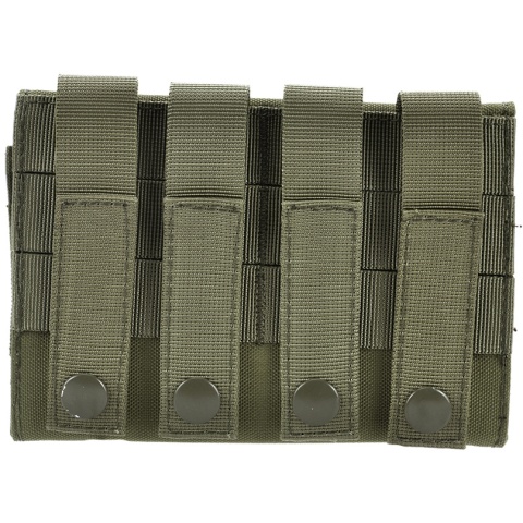 AMA 600D MOLLE Airsoft Shotgun 6-Shell Enclosed Holder - OD GREEN