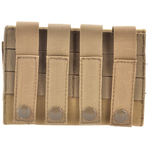AMA 600D MOLLE Airsoft Shotgun 6-Shell Enclosed Holder - TAN