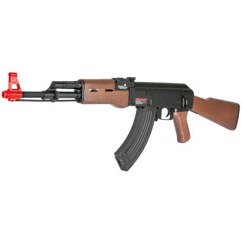 Lancer Tactical LT-16D Classic AK47 AEG w/ Full Stock - BLACK/WOOD