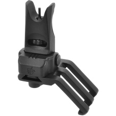 Lancer Tactical One O'Clock Offset Flip-up Backup Sights - BLACK