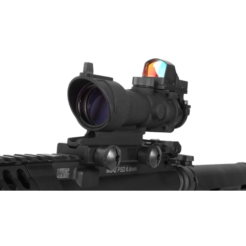 AMA 4x32 Full Metal Airsoft Zoom Scope w/ Compact Red Dot