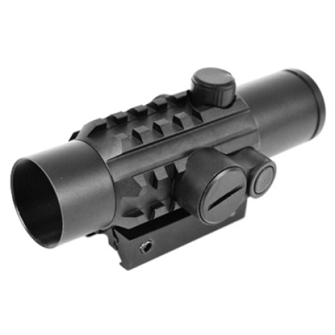 AMA 7-Intensity Airsoft 1x30 Red Dot Scope w/ Rail Mount