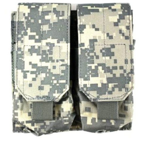 AMA MOLLE Double Airsoft Rifle Magazine Pouch - ACU