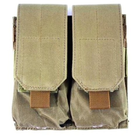 AMA MOLLE 600D Double Rifle Airsoft Magazine Pouch - COYOTE TAN