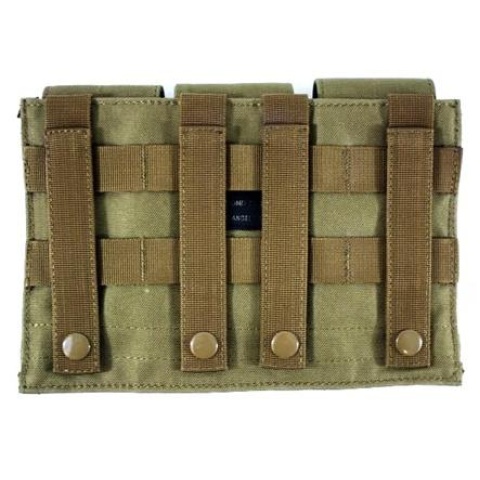 AMA MOLLE 600D Triple Rifle Airsoft Magazine Pouch - COYOTE TAN