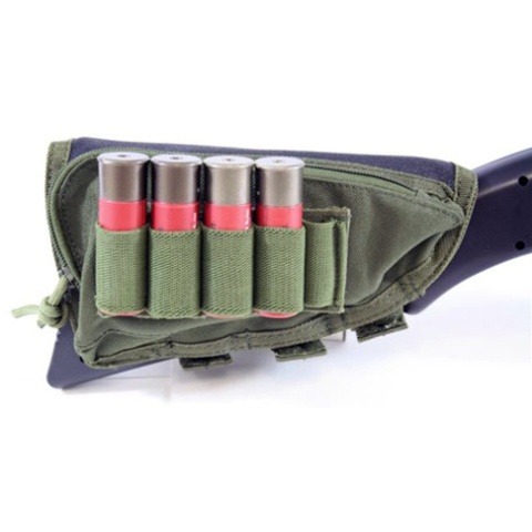 AMA Buttstock Airsoft Shotgun Shell Holder - OD GREEN