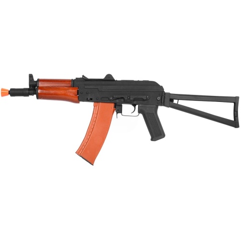 CYMA Full Metal AK-74UN Airsoft AEG Rifle - REAL WOOD