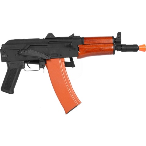 CYMA Full Metal AK-74UN Airsoft AEG Rifle - REAL WOOD