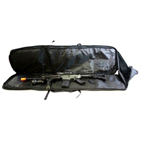 AMA 600D DualStor 47-Inch Deluxe Airsoft Gun Bag - BLACK