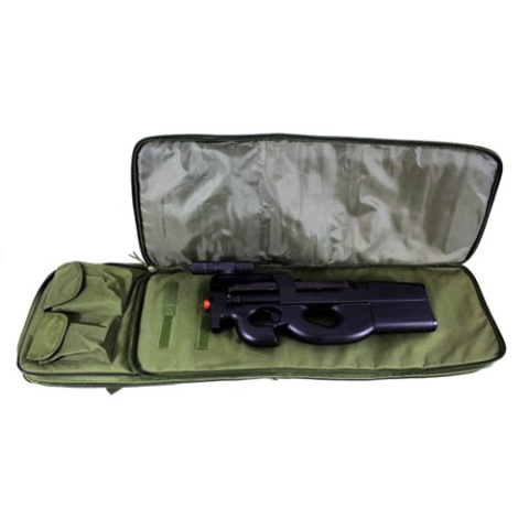AMA Double Storage 38-Inch Deluxe Airsoft Gun Bag - OD GREEN