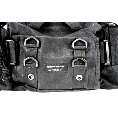 AMA MOLLE Alpha-7 Hydration Pack w/ 2L Bladder - BLACK
