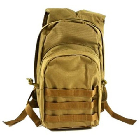AMA MOLLE Alpha-7 Hydration Pack w/ Bladder - COYOTE TAN