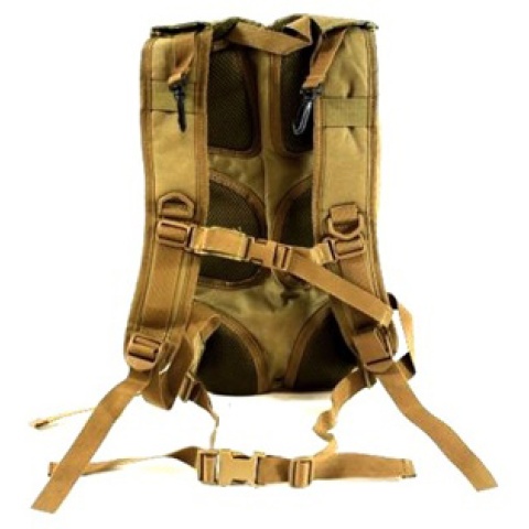 AMA MOLLE Alpha-7 Hydration Pack w/ Bladder - COYOTE TAN