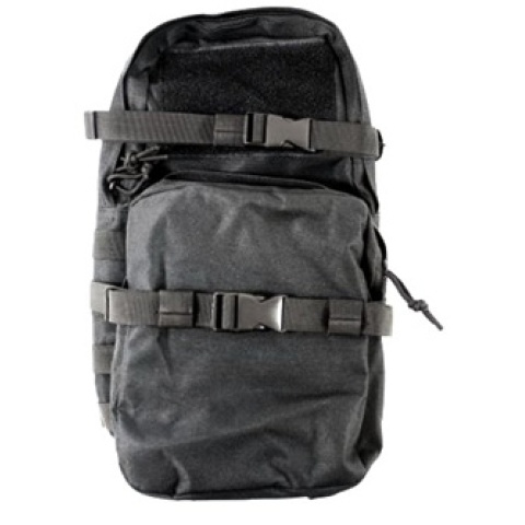 AMA MOLLE Alpha-5 Hydration Pack w/ Bladder Storage - BLACK