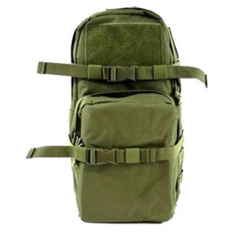 AMA MOLLE Alpha-8 Hydration Pack w/ Bladder Storage - OD GREEN