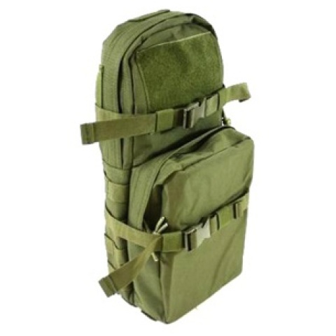 AMA MOLLE Alpha-8 Hydration Pack w/ Bladder Storage - OD GREEN