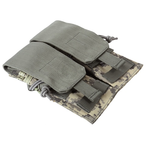 AMA 600D MOLLE M4/M16/AK Double Rifle Mag Pouch - ACU