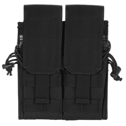 AMA 600D MOLLE G36 Double Rifle Airsoft Mag Pouch - BLACK