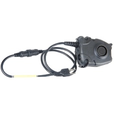 AMA Tactical Airsoft Z112 Peltor PTT - Midland Version - BLACK