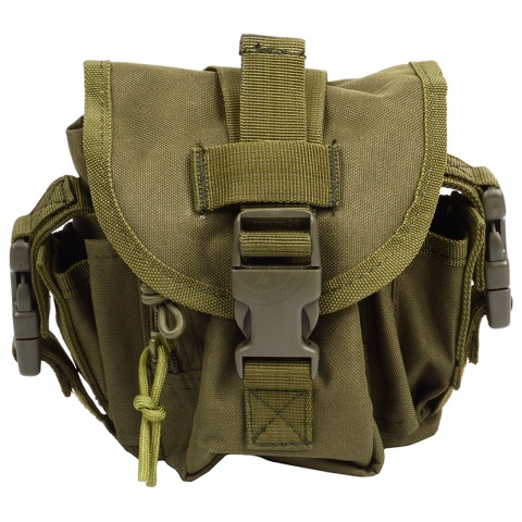 AMA MOLLE Large Utility Airsoft Pouch - OD GREEN
