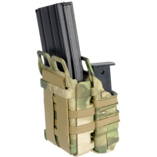 UK Arms Single Rifle/ Double Pistol Quick Detach Pouches - AT-FG