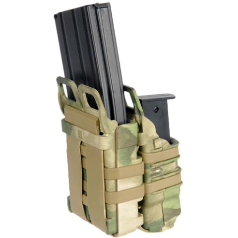 UK Arms Single Rifle/ Double Pistol Quick Detach Pouches - AT-FG