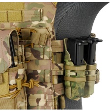 UK Arms Single Rifle/ Double Pistol Quick Detach Pouches - AT-FG