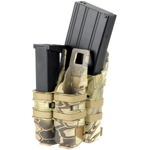 UK Arms Single Rifle/ Double Pistol Quick Detach Pouches - HLD